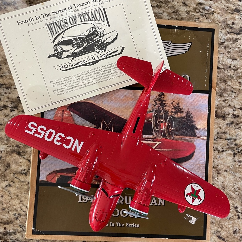 1940 Grumman Goose Texaco Airplane PiggyBank